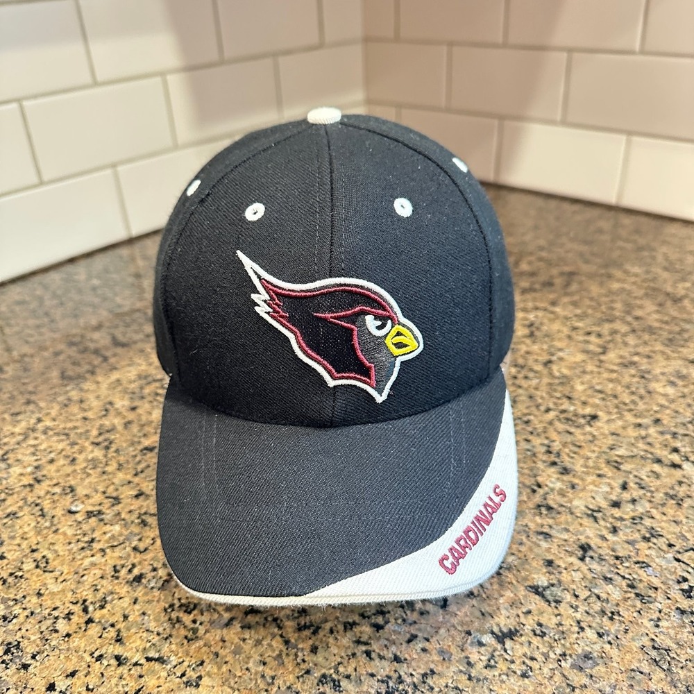 Vtg Arizona Cardinals NFL Twins Enterprises Hat Black Deadstock New Deadstock
